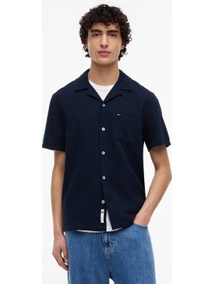 Tommy Jeans Erkek Gömlek DM0DM23058 Mavi