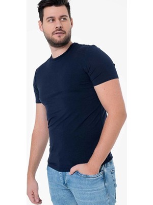 Guess Jeans Erkek Tişört M4BZ38KBF92 Lacivert