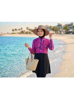 Trendol Fashion Life Deniz Havuz Kadın Haşema /desenli