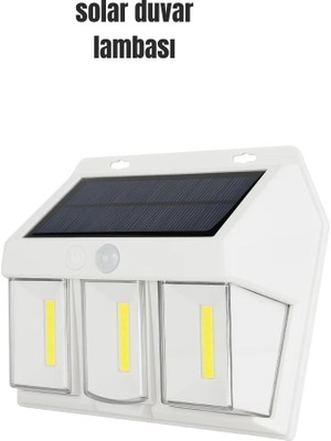 Hsc Bilişim Suya Dayanıklı Solar Duvar Lambası – Akıllı Gece Sensörlü Işık