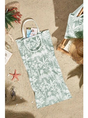 Özdilek Palm Beach Çantalı Plaj Havlusu 70X140 cm