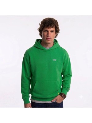 Levi's Yeşil Pamuk Gold Tab Hoodie Sweatshirt Erkek