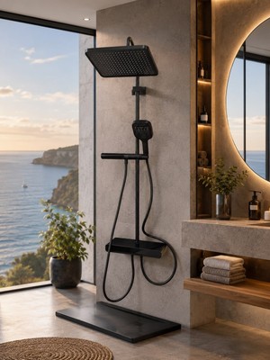 ACAR SU ARMATÜRLERİ Nemo Banyo Yağmur Duş Sistemi Acar 04.04.093