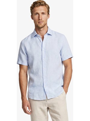 Nautica Erkek Gömlek W65100T Mavi