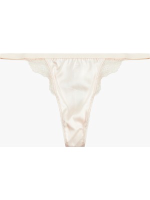 Koton Dantel Detaylı Saten String Külot