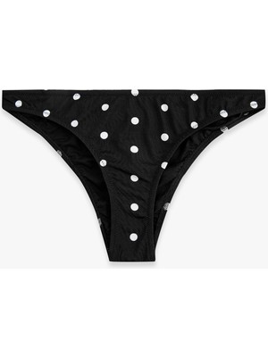 Koton Puantiye Desenli Brazilian Bikini Altı