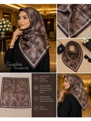Alluring Ebruli Dijital Kristal Eşarp
