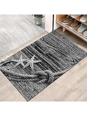 Mey İthalat Monnhein Kapı Önü Paspası - Modern ve Şık Kapı Paspası | Ev, Ofis ve Dış Mekân Kullanımı Için (Marine) 45X65