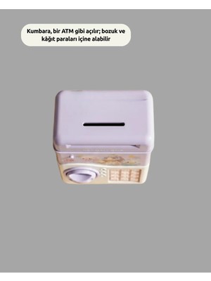 Çocuklar Için Elektronik Şifreli Biriktirme Kumbarası Mor