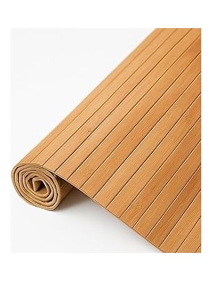 Mey İthalat Çok Amaçlı Doğal Bambu Mat – Suya Dayanıklı, Kaymaz, Katlanabilir ve Kullanışlı Yer Paspası (45X70 Cm)