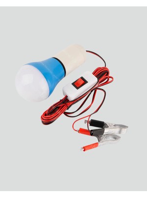 Astraltech 12V LED Ampul Timsah Kıskaçlı Taşınabilir Aydınlatma