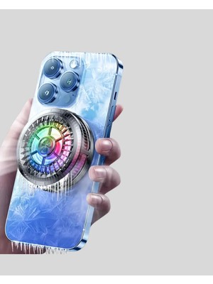 Astraltech Rgb LED Telefon Soğutucu Fan Yüksek Hızlı Soğutma Oyuncu Cooler Yeni Nesil