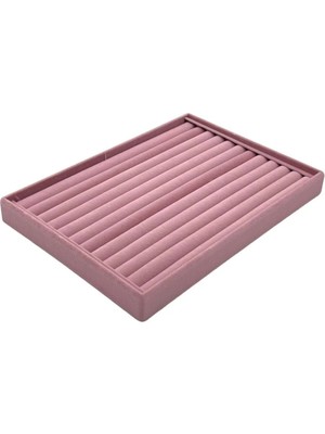 Empressco Rulo Yüzük Tablası Yüzük Düzenleyici Yüzük Organizeri Pembe Renk