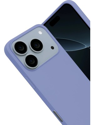 Mey Ithalat®   iPhone 17 Pro Max Nano Içi Kadife Silikon - Lila