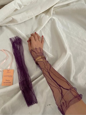 Nurcanilirboutique Sim Detaylı Eldiven Kolluk