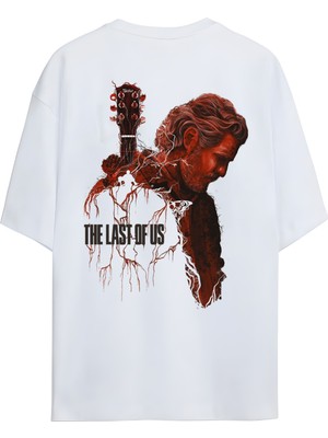 Nubarco Özel Tasarım Last Of Us Tasarımlı Unisex Premium Pamuklu Baskılı Tişört