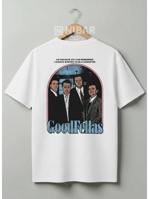 Nubarco Goodfellas Tasarımlı Unisex Premium Pamuklu Baskılı Tişört
