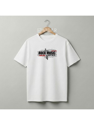 Nubarco For Rock Lovers - Unisex %100 Pamuklu Premium Baskılı Tişört