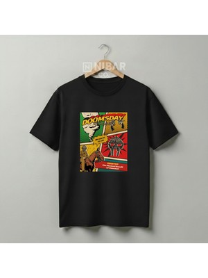 Nubarco Mf Doom Tasarımlı Premium Pamuklu Unisex Tişört