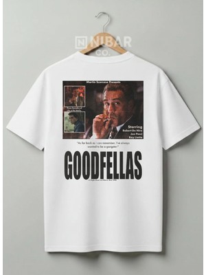 Nubarco Goodfellas Tasarımlı Unisex Premium Pamuklu Baskılı Tişört