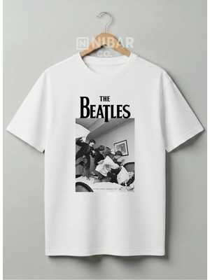 Nubarco The Beatles Efsanesi Tasarımlı Unisex Premium %100 Pamuklu Tişört | Yüksek Kalite Baskılı