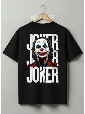 Nubarco Joker Tasarımlı Unisex Premium Pamuklu Tişört