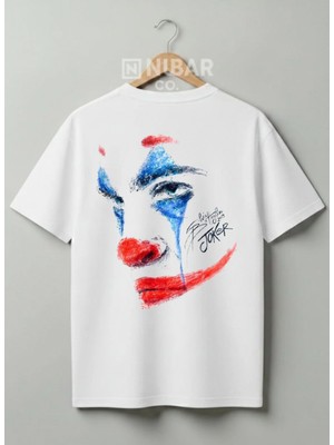 Nubarco Joker Tasarımlı Unisex Premium Pamuklu Tişört