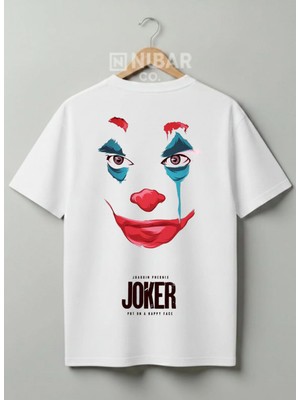 Nubarco Joker Tasarımlı Unisex Premium Pamuklu Tişört