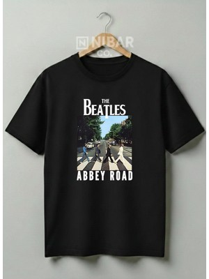 Nubarco The Beatles Efsanesi Tasarımlı Unisex Premium %100 Pamuklu Tişört | Yüksek Kalite Baskılı