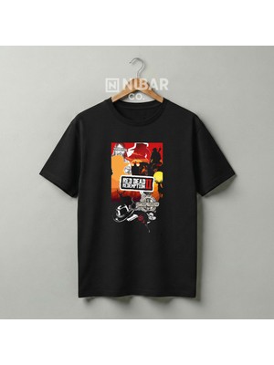 Nubarco Red Dead Redemption Tasarımlı Unisex %100 Pamuklu Premium Tişört
