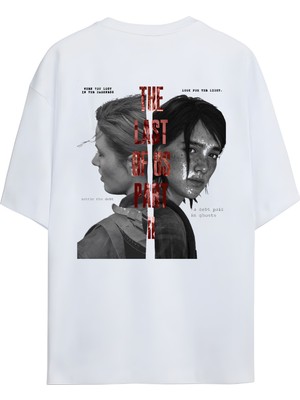 Nubarco Özel Tasarım Last Of Us Tasarımlı Unisex Premium Pamuklu Baskılı Tişört