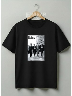 Nubarco The Beatles Efsanesi Tasarımlı Unisex Premium %100 Pamuklu Tişört | Yüksek Kalite Baskılı