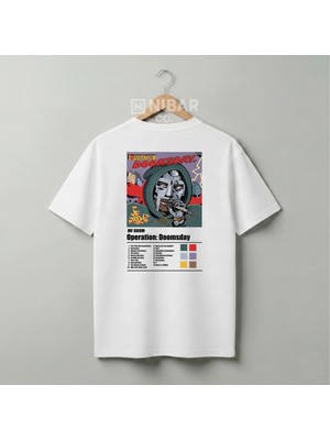 Nubarco Mf Doom Tasarımlı Premium Pamuklu Unisex Tişört