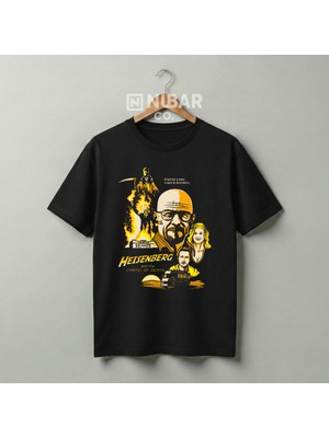 Nubarco Breaking Bad Heisenberg Tasarımlı Unisex %100 Pamuklu Premium Tişört