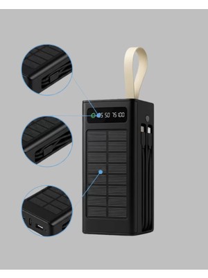 Al-Kar Ticaret Kamp ve Outdoor Kullanıma Uygun Güneş Panelli Powerbank