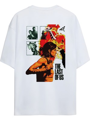 Nubarco Özel Tasarım Last Of Us Tasarımlı Unisex Premium Pamuklu Baskılı Tişört