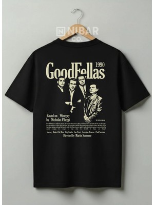 Nubarco Goodfellas Tasarımlı Unisex Premium Pamuklu Baskılı Tişört