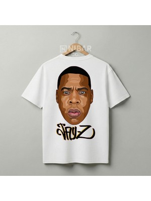 Nubarco Unisex Pamuklu Premium Jay-Z Vintage Rap Tişört