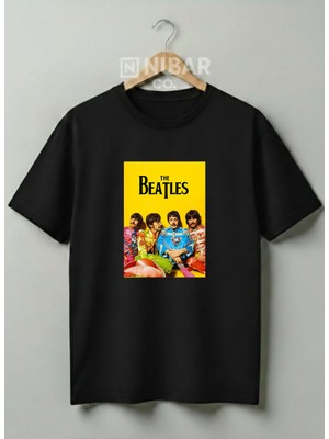 Nubarco The Beatles Efsanesi Tasarımlı Unisex Premium %100 Pamuklu Tişört | Yüksek Kalite Baskılı