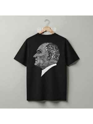 Nubarco Milli Bayramlar Tasarımlı Pamuklu Tişört Mustafa Kemal Atatürk Özel Serisi Çocuk & Yetişkin-Unisex