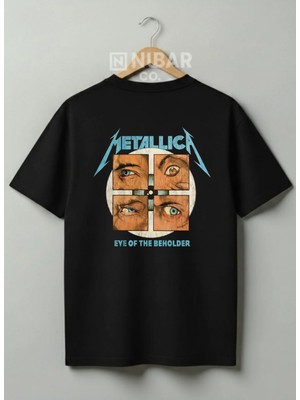 Nubarco Premium Baskı Kaliteli Metallica Tasarımlı Pamuklu Unisex Tişört