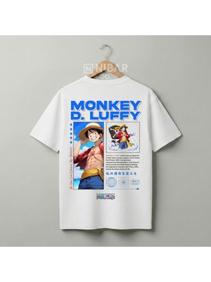 Nubarco Özel Tasarım One Piece Anime Baskılı Unisex Pamuklu Premium Tişört