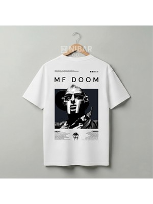 Nubarco Mf Doom Tasarımlı Premium Pamuklu Unisex Tişört