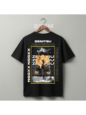 Nubarco Demon Slayer Anime Karakter Baskılı Yüksek Kalite Pamuklu T-Shirt
