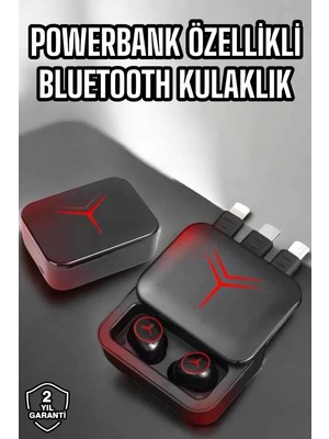 Al-Kar Ticaret Bluetooth Kulaklık Powerbank Özelliği Yüksek Ses Kaliteli Tws Kulaklık