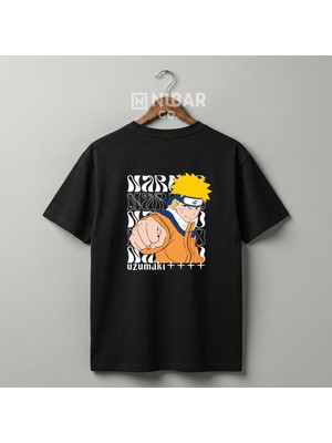 Nubarco Naruto Tasarımlı Unisex Pamuklu Tişört | Premium Kumaş ve Yüksek Kalite Baskı