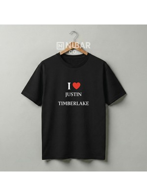 Nubarco Justin Timberlake Tasarımlı Pamuklu Unisex Tişört