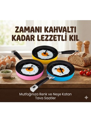Al-Kar Ticaret Tava Konseptli Duvar Saati