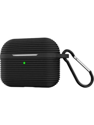 Al-Kar Ticaret Newface Airpods Pro 3 (3.nesil) Raven Silikon Kılıf - Siyah
