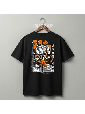 Nubarco Naruto Tasarımlı Unisex Pamuklu Tişört | Premium Kumaş ve Yüksek Kalite Baskı